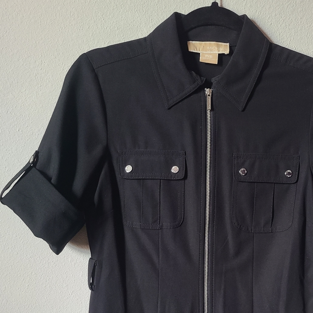 Michael Kors Combat Zip Pocket Dress